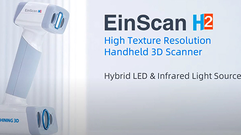 EinScan H2 - Hybrid LED 3D Scanner