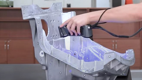 FreeScan Combo - 3D Scanning a Block