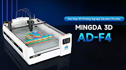 Mingda AD-F4: 350mm/s 4-color 3D Printer