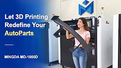 Printing a Massive Car Spoiler with MINGDA MD-1000