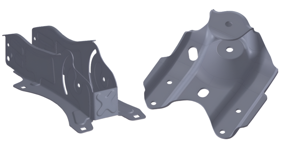 Prototype 3D model representing a mechanical assembly with intricate details.