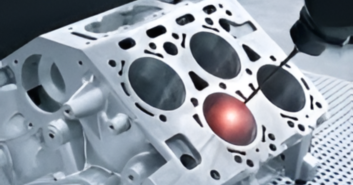 Precision CMM inspection equipment in action.