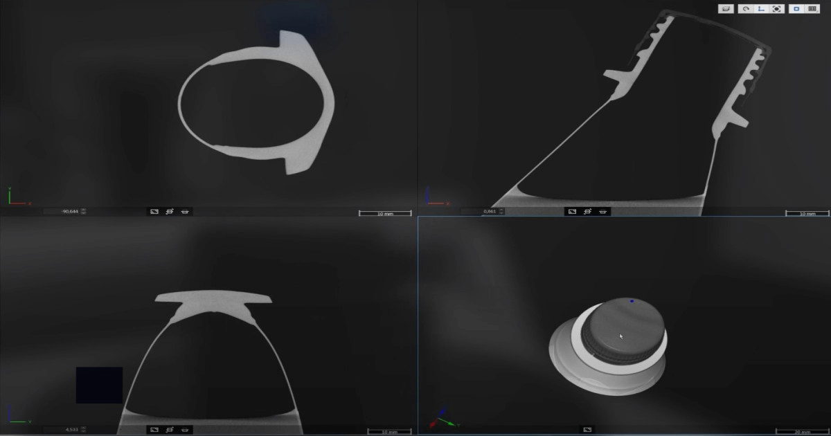 CT measuring service showcasing detailed 3D imaging.