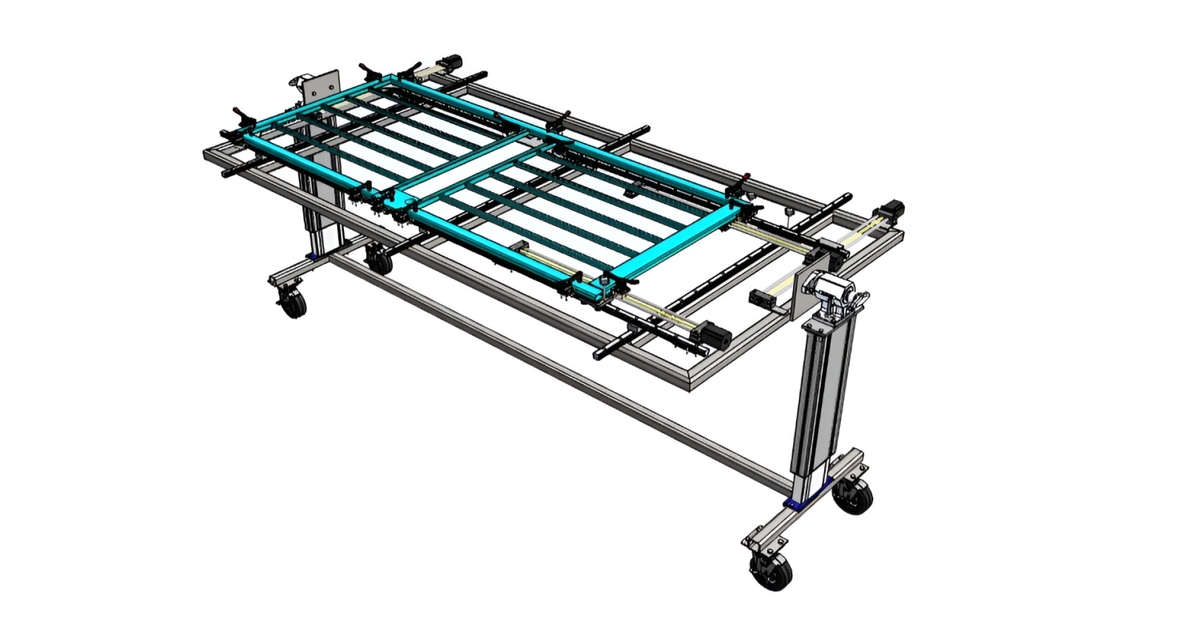 Detailed view of a 3D CAD design for manufacturing.