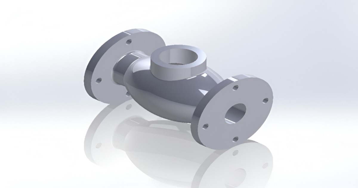 Drawing of a valve alongside a diagram illustrating its legacy conversion process.